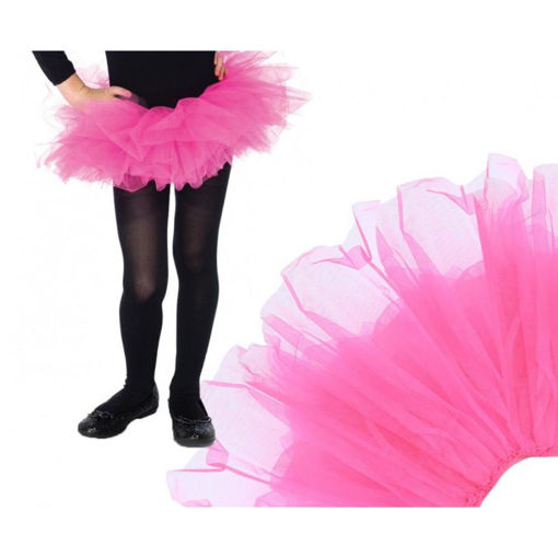 Picture of ORGANZA TUTU SKIRT DARK PINK ONE SIZE